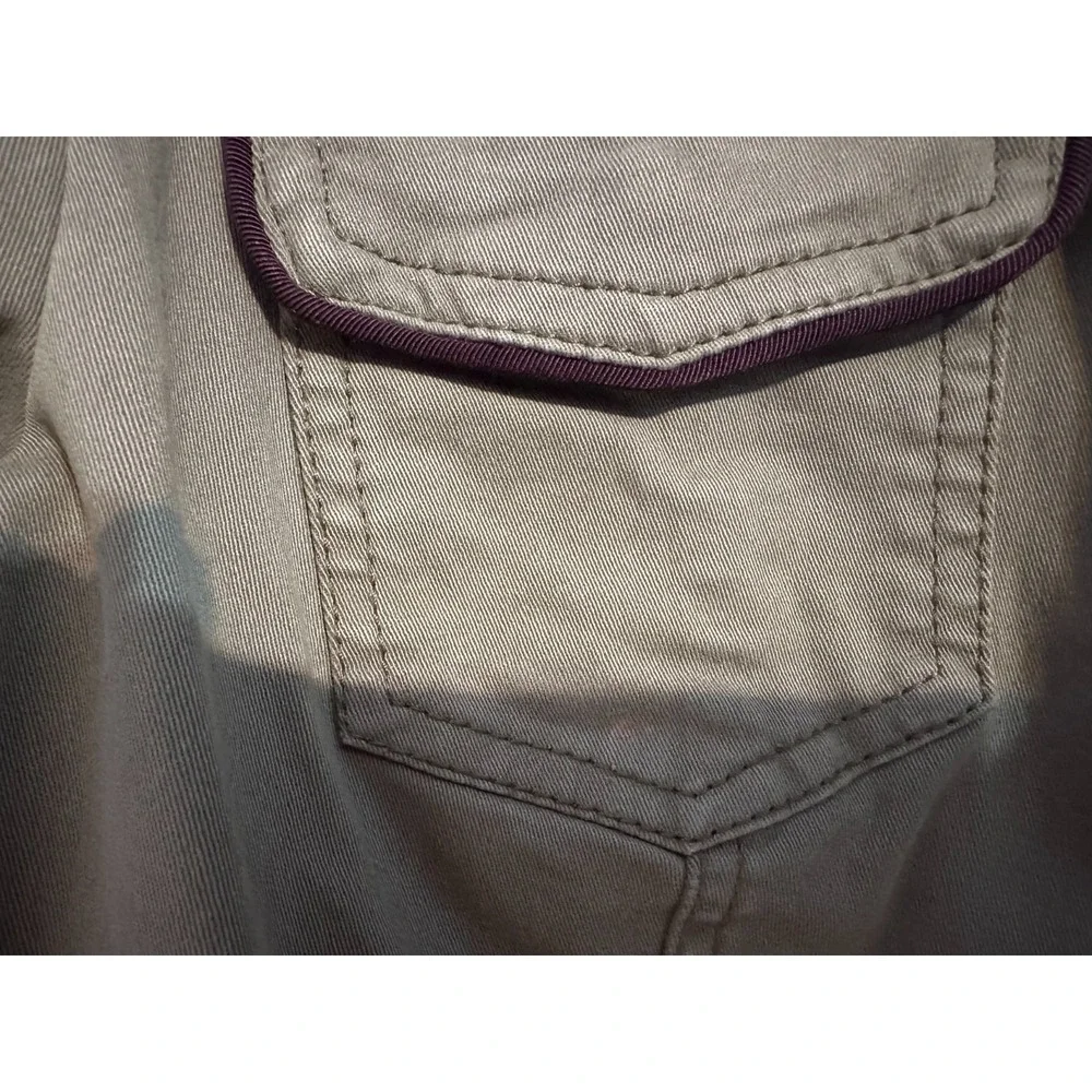 White House Black Market Rhinestone‎ Embellished Buttons Casual Jacket Size 8